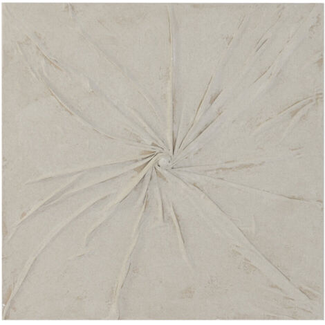 Decoracion Pared Mdf 80X6X80 Abstracto 3D Blanco