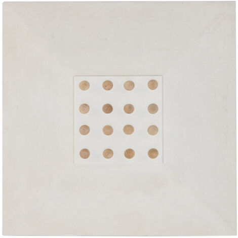 Decoracion Pared Mdf Abeto 80X8X80 Bolitas 3D