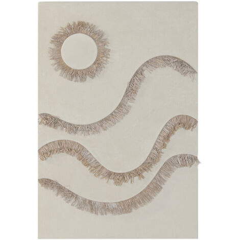 Decoracion Pared Mdf Fibra 80X5X120 3D Blanco