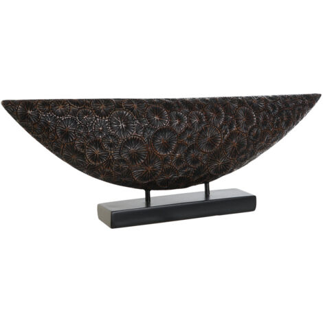 Decoracion Resina 66X8X23 Centro Mesa Marron