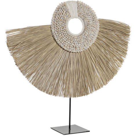 Decoracion Yute Hierro 55X12X53 Etnico Natural DH194459