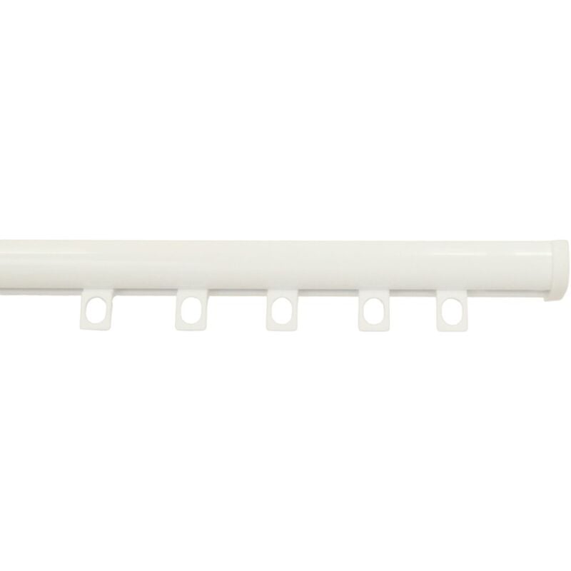 Decorail - Tringle rail pour rideau en aluminium L.3,50 m Coloris - Blanc