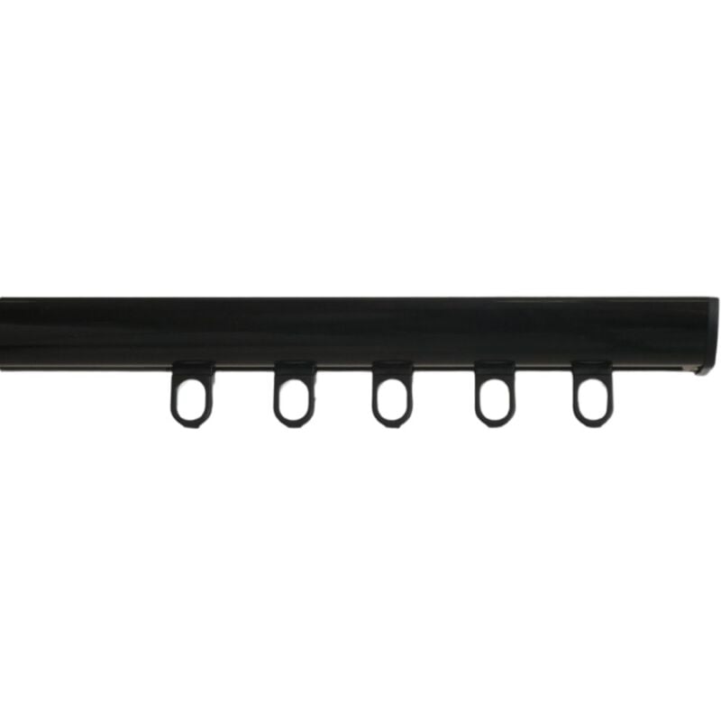 Decorail - Tringle rail pour rideau en aluminium L.3,50 m Coloris - Noir