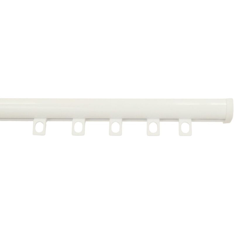 Decorail - Tringle rail pour rideau en aluminium L.5 m Coloris - Blanc
