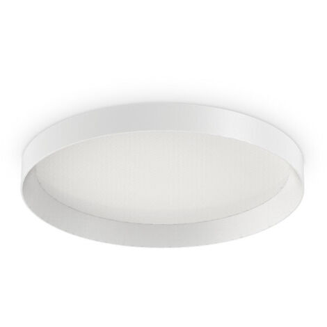 Décoratif Rond Simple Flush Blanc, 23000K