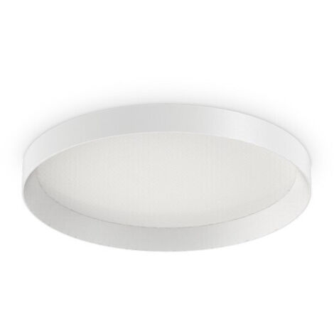 Décoratif Rond Simple Flush Blanc, 3000K