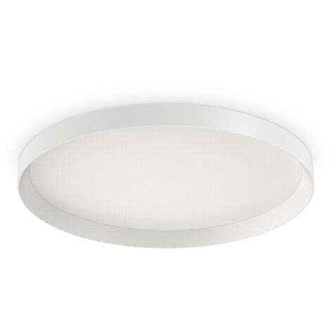 Décoratif Rond Simple Flush Blanc, 3000K