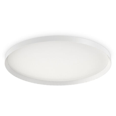 Décoratif Rond Simple Flush Blanc, 4000K