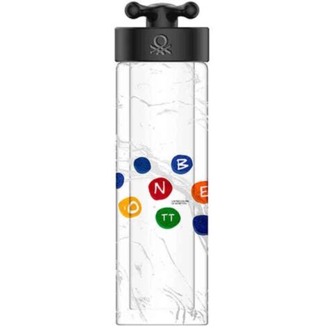 Décoration à poser Benetton black & white verre borosilicate 350 ml