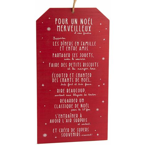 Décoration à suspendre - Noël Merveilleux