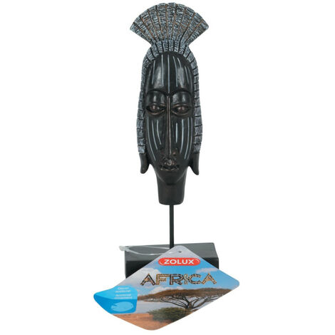 Décoration Africa masque Femme  taille M. Aquarium. - zolux