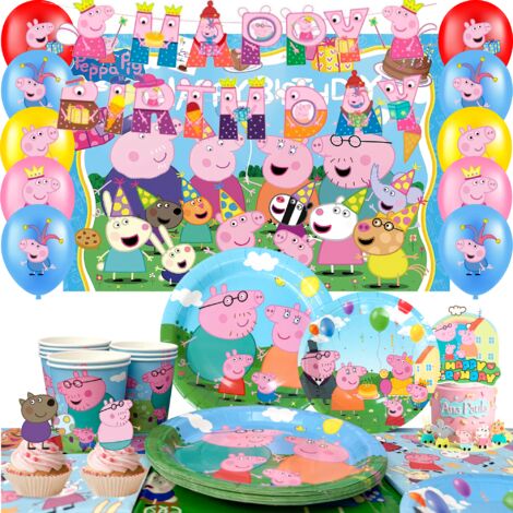 Decoration Anniversaire Vaisselle Peppa Pig