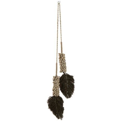 Décoration Coquillages à Suspendre "Cauris" 66cm Marron