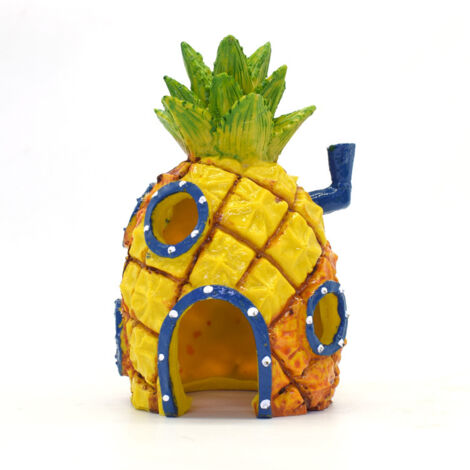 DÉCORATION D'AQUARIUM Ananas 12cm L pour aquarium