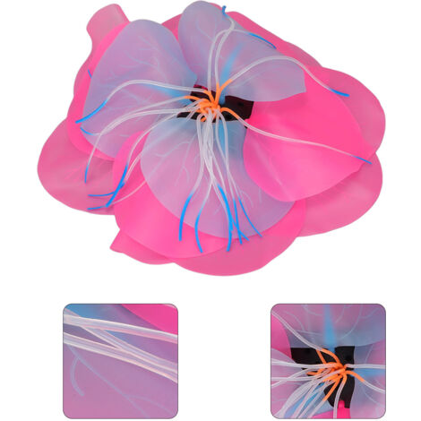 Décoration de Bac à Poissons en Silicone Fleur de Lotus Fluorescente Rose pour Aquarium Plantes Aquatiques Artificielles-AUTRES