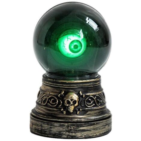 Décoration de boule de cristal pour Halloween - Boule de cristal décorative pour la maison
