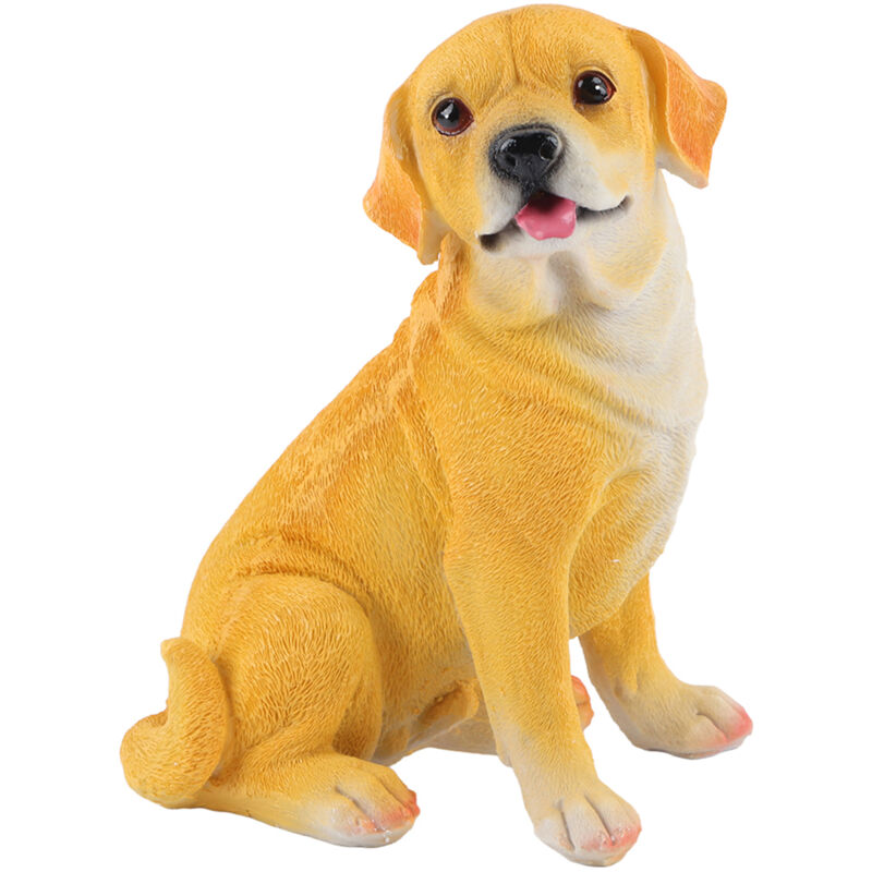 Décoration de chien en résine pour pelouse, jardin, cour, animal de compagnie, chiot