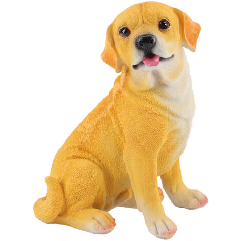 Décoration de chien en résine pour pelouse, jardin, cour, animal de compagnie, chiot