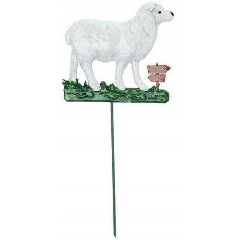 Décoration de jardin en forme d'animaux sur bâton 42 cm