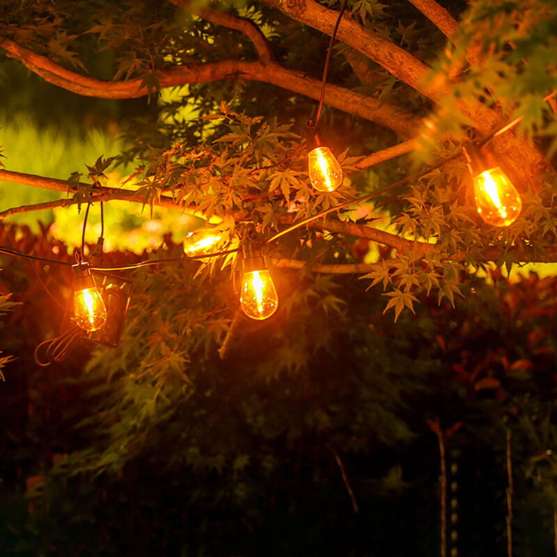 Décoration de jardin, guirlande lumineuse solaire, étoiles, tente de camping, lumières décoratives, lumières d'ambiance, petites lumières colorées,