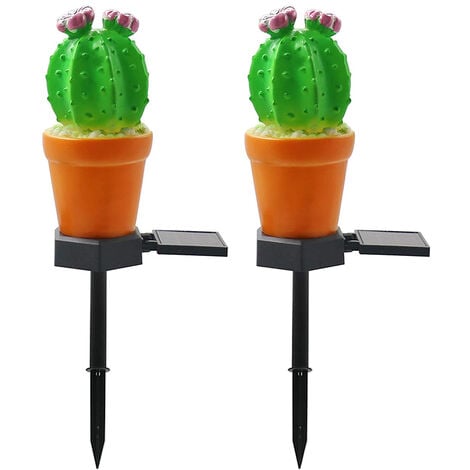 Lampe cactus géant sur batterie décoration lumineuse en polyéthylène