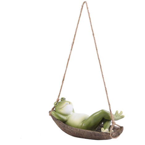 Décoration de jardin solaire extérieure en forme de grenouille - Statue ornementale de grenouille pour jardin, décoration de mini-bassin étanche IP65, sculpture animale en résine, décoration pour pati