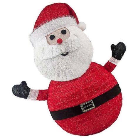 Décoration de Noël artisanale – Lanterne suspendue avec guirlande lumineuse, Père Noël pour fête de Noël