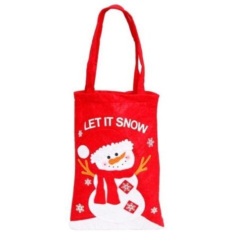 Décoration de Noël, cadeau, sacs de 22,5 52 cm, grands sacs de rangement réutilisables en feutre de Noël Sacs cadeaux de Noël, sacs fourre-tout de Noël avec poignées, for enfants filles femmes fourn