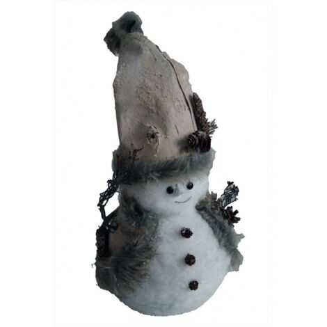Décoration de Noël en bois petit bonhomme Terre sauvage