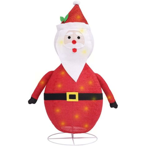 Décoration de Noël Figurine Père Noël LED Tissu de luxe 60 cm CFW17119