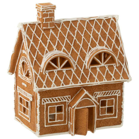 Décoration de Noël "Maison Pain d'Épice" 22cm Marron