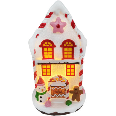 Décoration de Noël Maison Paysage Créative Ornement Maison Petit Cadeau Type D