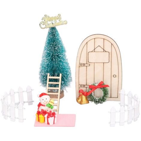 Décoration de Noël Miniature 1:12 pour Maison de Poupée, Accessoire Détaillé et Réaliste