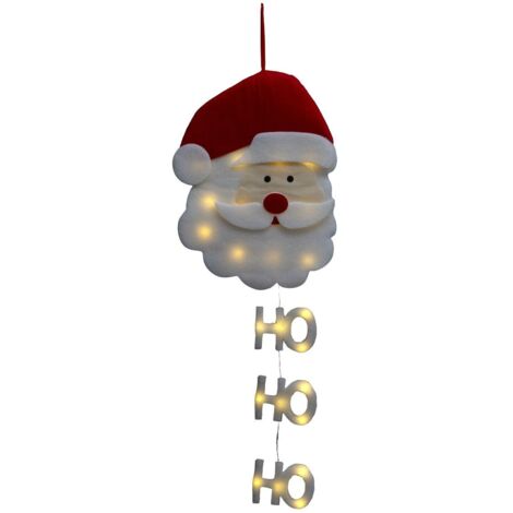Décoration de Noël  Père Noël Lumineux à suspendre H 50 cm - Feeric Christmas