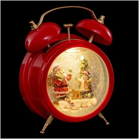 1001KDO Décoration intérieur réveil - FEERIC CHRISTMAS - Rouge
