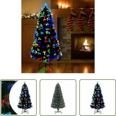 Décoration de Noël -  Sapin de Noël artificiel avec 120 LED Vert 120 cm PVC