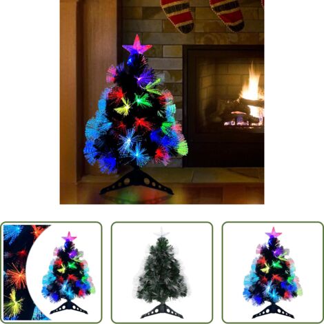 Décoration de Noël -  Sapin de Noël artificiel avec 50 LED Vert 64 cm PVC