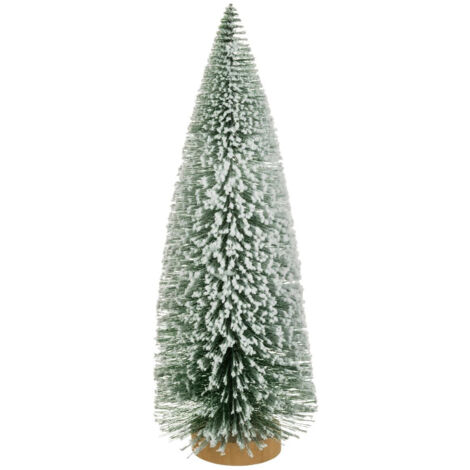 Décoration de Noël Sapin de table artificiel vert enneigé H 25 cm - Feeric Christmas