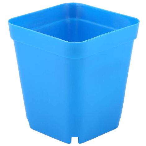Décoration de panier en pot, pot en plastique résistant à la corrosion en plastique, jardin domestique pour projets écologiques, meubles pour la maison Bleu foncé
