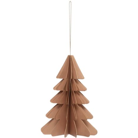 Décoration de sapin sapin beige 15cm - Atmosphera créateur d'intérieur