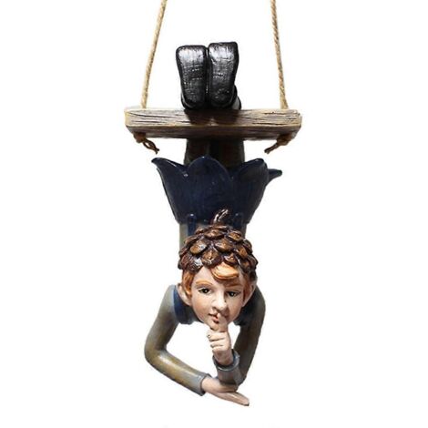 Décoration elfique suspendue pour jardin, terrasse, balcon. Joli pendentif suspendu étanche.