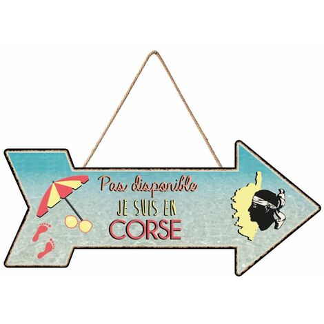 Décoration en bois à suspendre Corsica modèle 1