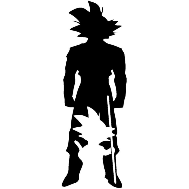 Décoration en Métal Dragon Ball 5, Métal, Noir, 32x1,5x99 cm