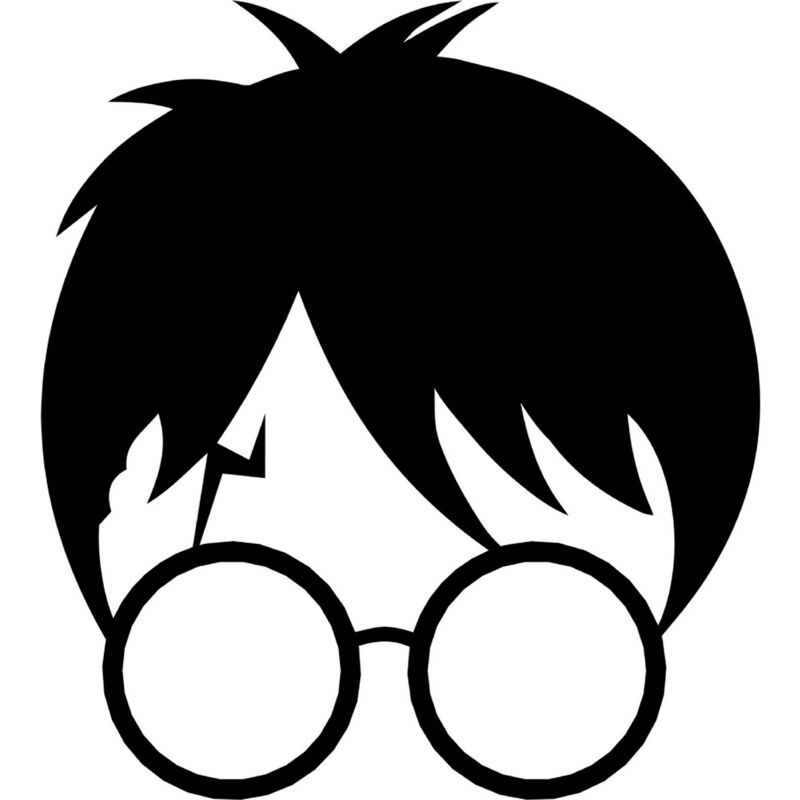 Epikasa - Décoration en Métal Harry Potter 2, Métal, Noir, 45x1,5x50 cm