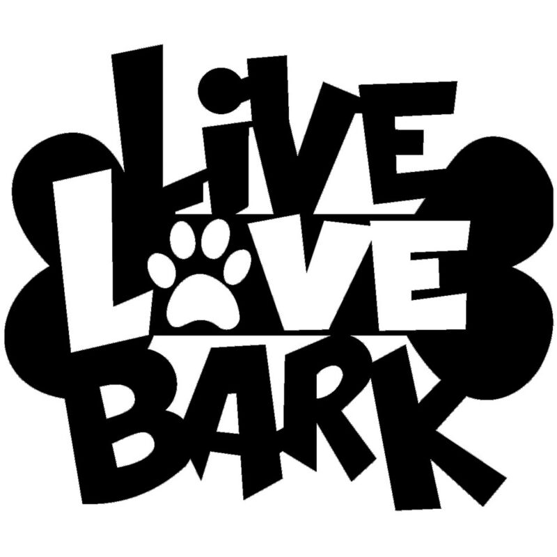 Décoration en Métal Live Love Bark, Métal, Noir, 50x0,15x43 cm cm