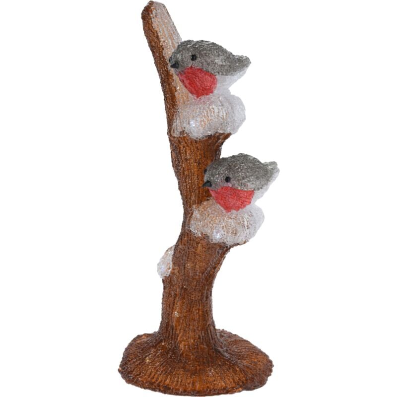 Décoration extérieure en acrylique led Oiseaux, 41 cm
