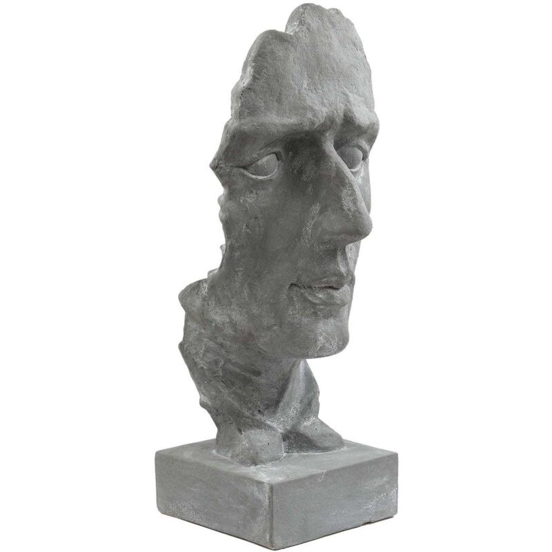 Décoration extérieure en magnésie Visage 90 cm