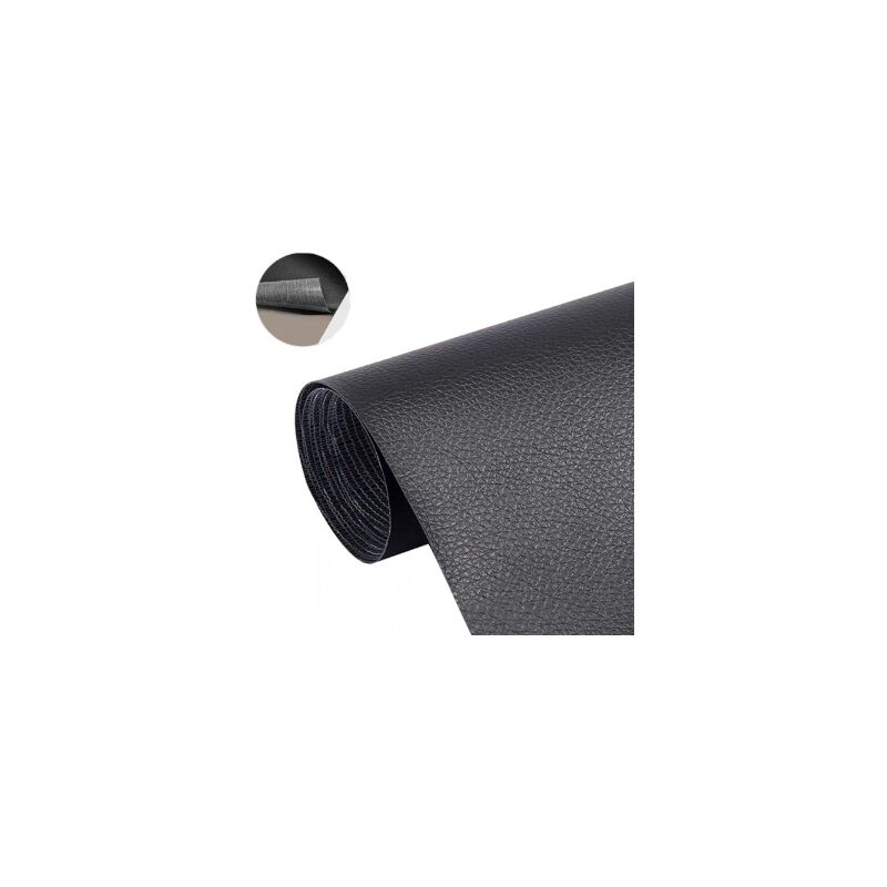 Fei Yu - Décoration fixe en cuir autocollant noir 50137cm noir