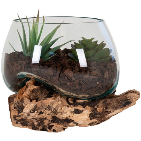 Décoration Goutte D'Eau De Saint-Marin Avec Verre Diamètre15Xh15 Cm