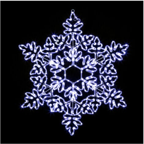 FÉÉRIC LIGHTS AND CHRISTMAS Décoration lumineuse Flocon 85cm blanc froid